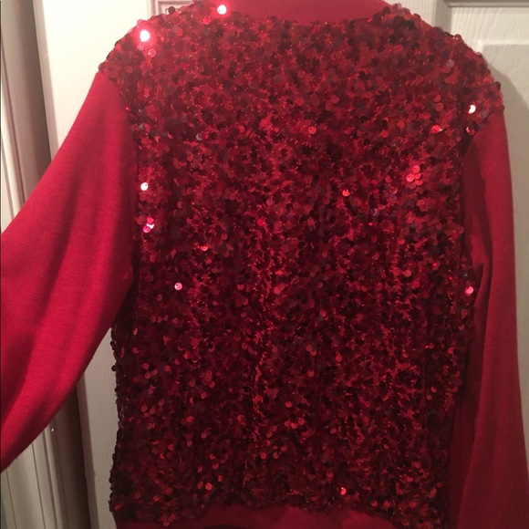 Cat & Jack red sequin jacket - Picture 3 of 3